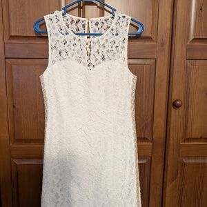 Lilly Pulitzer Lace Midi Dress - Cream